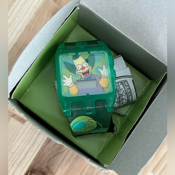 The Simpsons Krusty the Clown Talking Watch in Original Box - Picture 3 of 7